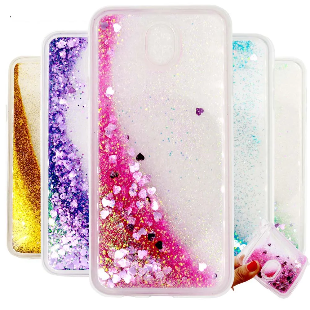 Silicone Transparent Soft TPU Clear Liquid Cases For Coque Samsung J7 2017 J730 Case Cover for Galaxy |