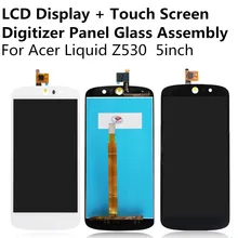 LCD Display + Touch Screen Digitizer Panel Glass Lens Sensor Assembly For Acer Liquid Z530 Replacement Repair Part FreeShipping