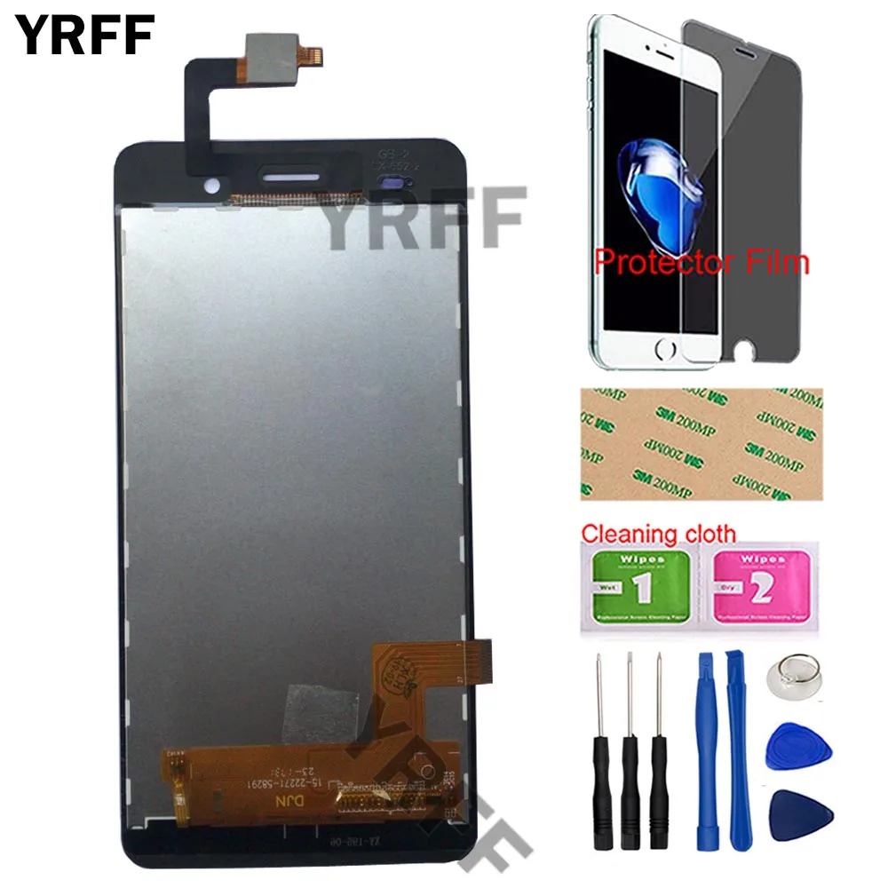 Cena 5 ekran LCD do telefonu komórkowego wyświetlacz do BQ BQS 5020 BQS 5020 Strike wyświetlacz LCD ekran dotykowy kompletne narzędzia montażowe Protector Film