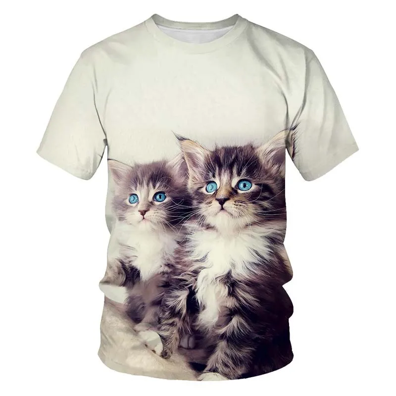 

Cat Print T Shirt Women/men Tshirt Casual Funny T Shirt For Lady Girl Top Tee Hipster Harajuku Drop Ship Plus Size 2XS-4XL