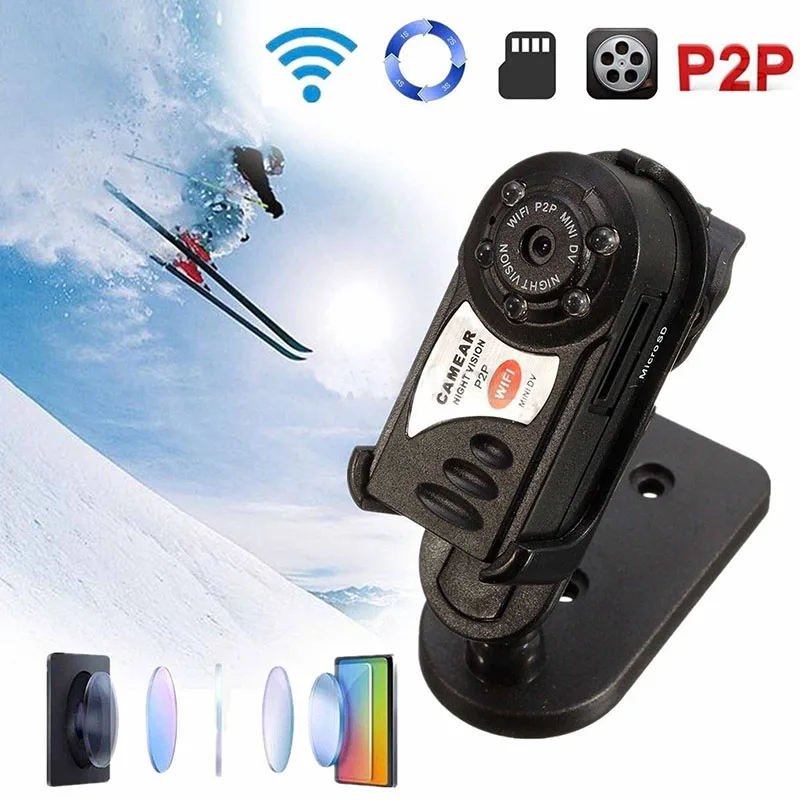 Мини q7 Камера 720 P Wi Fi DV DVR Беспроводной IP Cam новые видеокамеры Регистраторы