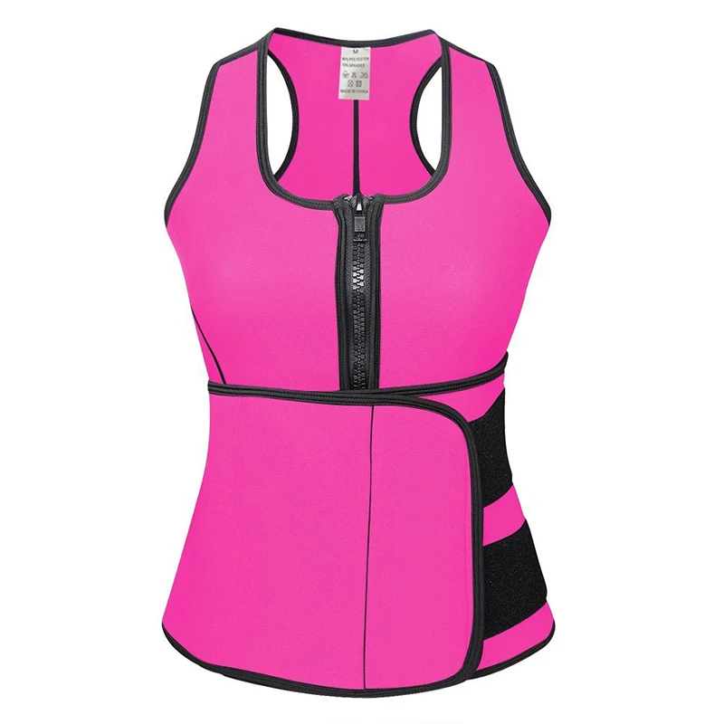 

Women's Sweet Vest with Zip for Weight Loss Body Shaper Adjustable Waist Trainer Shaperwear Shoulder Silm Contorl Shaper