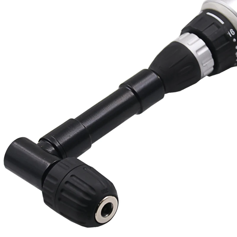 Conjunto de Fixação da Broca Eixo Ângulo Direito Curva Extensão Acessórios Ferramenta Elétrica Estendido 90 Graus 10mm - Image 5