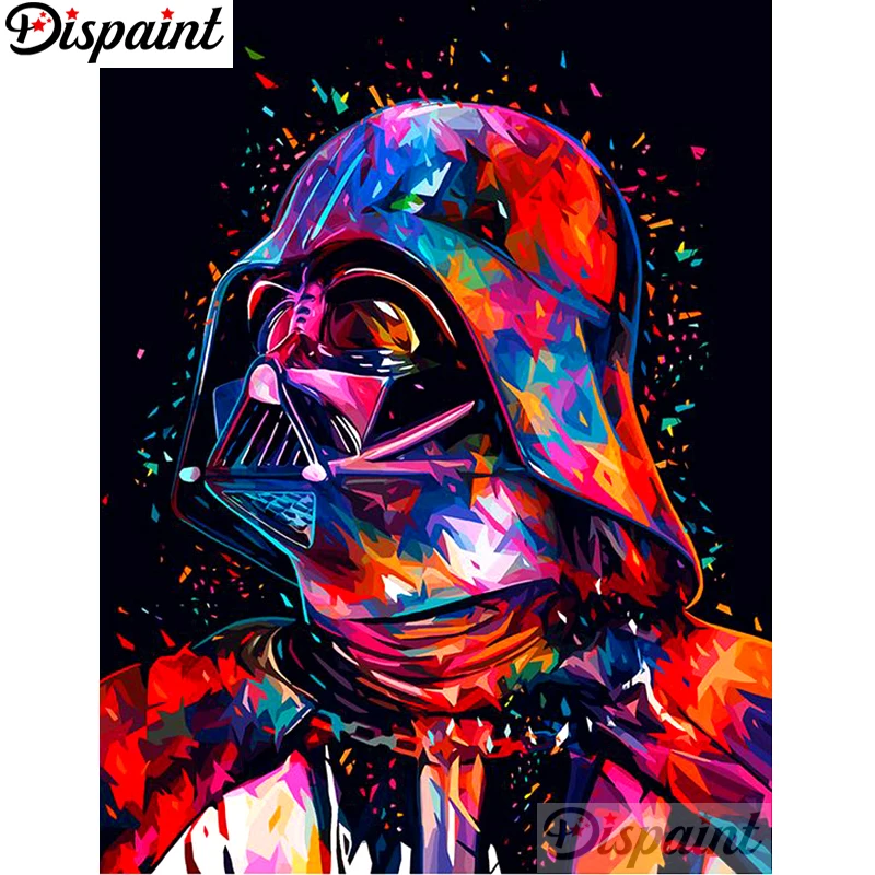 

Dispaint Full Square/Round Drill 5D DIY Diamond Painting "Star Wars" Embroidery Cross Stitch 3D Home Decor A10807