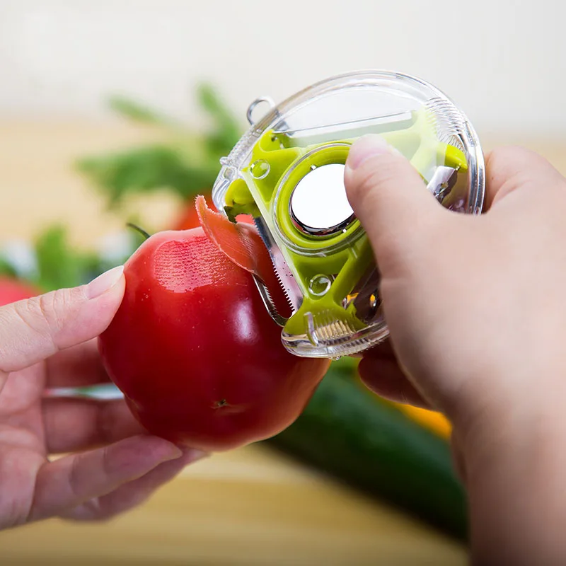 Vegetable and fruit peeler Peeling machine Slicer Potato carrot ginger grater Three in one function Kitchen tools apple cutter