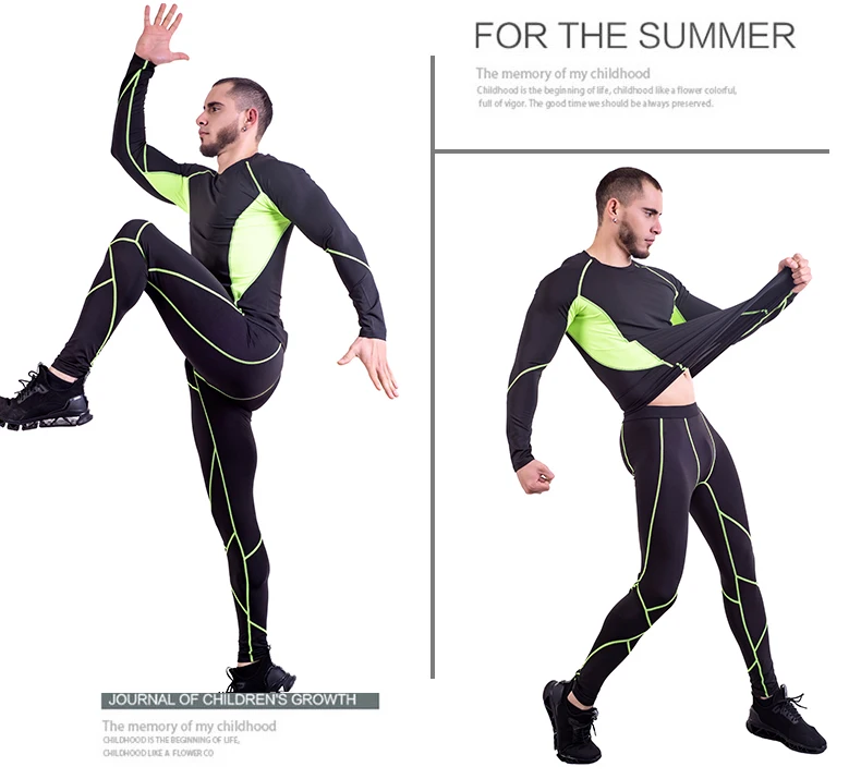 Men Rashguard Sportswear Male Long Sleeve Gym T Shirt Suits MMA Rashguard Fitness Running Shirt Crossfit Bodybuilding Men Shorts Mma (20)