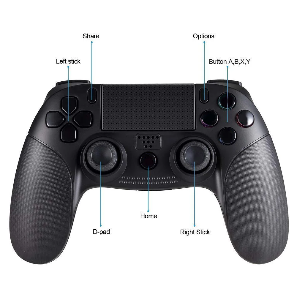 Bluetooth геймпад для Dualshock 4 беспроводной контроллер с функцией вибрации джойстик геймпад для Playstation 4 Windows Pc