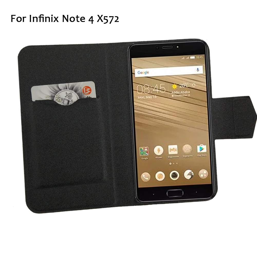 5 Colors Hot! Infinix Note 4 X572 Case Phone Leather Cover,Factory