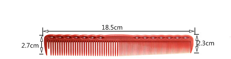 Новинка года YS334 парикмахерская расческа гребень для резки расчески Углерода Антистатические Профессиональные парикмахерские гребни Прямая