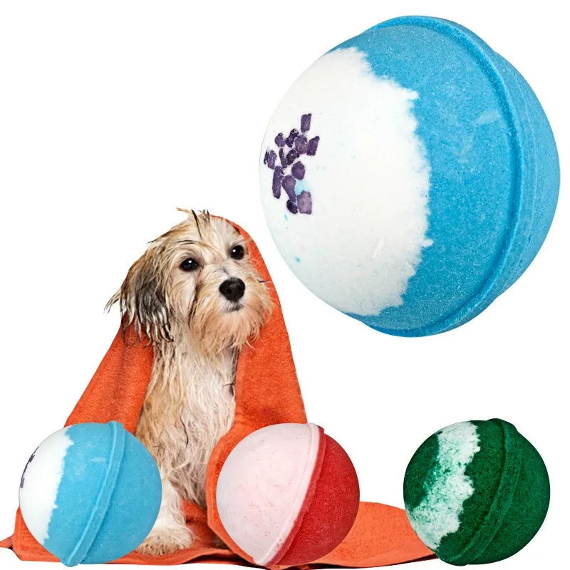 Pet Bath Grooming Supplies Balls Relaxation Bath Bombs for Dogs and