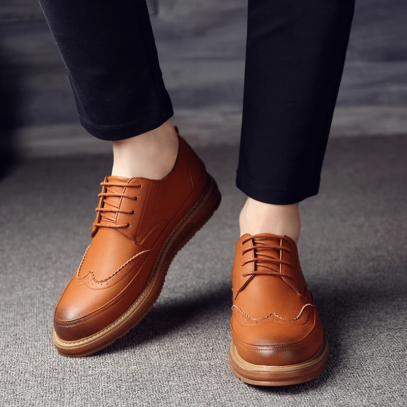 mens flat brogues
