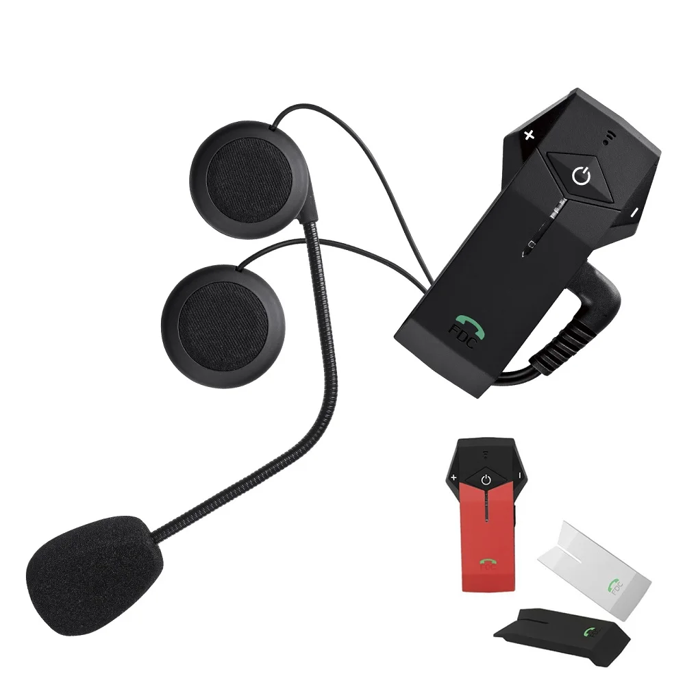 1 шт. Freedconn мотоциклов домофон 1000 м Коло Bluetooth Мотоцикл Шлем Интерком с NFC