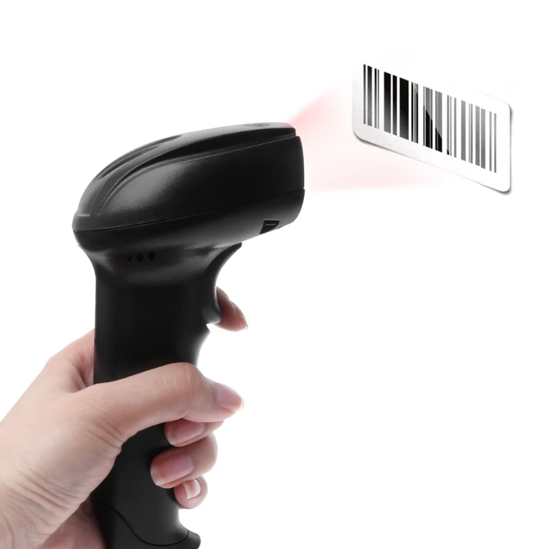 Бесплатная доставка USB лазерный сканер штрих кода проводной Ручной Стандартный 1D бар сканер для считывания штрих-кода