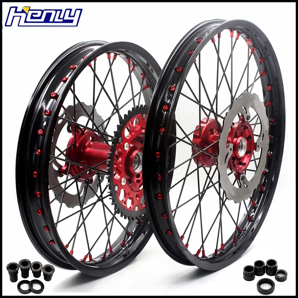 21/19 MX RM125 RM250 1996 2000 DIRT BIKES WHEELS RIMS SET FOR SUZUKI