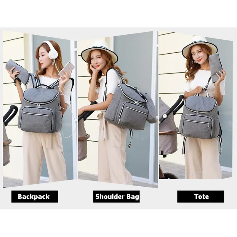 Baby Diaper Bag Multifunctional Newborn Nursing Bags Baby Care Mummy Maternity Travel Backpack Toddler Stroller Hang Bag BB6061 (8)