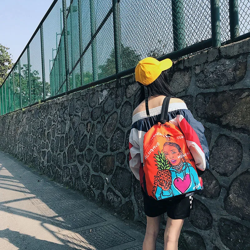 Menghuo Fresh Style Women Backpacks Full Print Bookbags 3D Backpack School Bag for Girls Rucksack Female Travel Backpack Mochila (23)