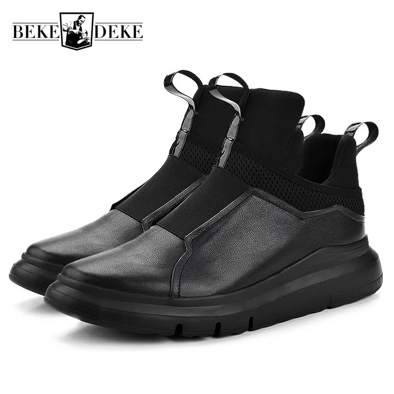 

Winter Fleece Warm Brand Luxury Genuine Leather Men Ankle Shoes Round Toe Mens Shoes 2019 British High Quality Man Shoes