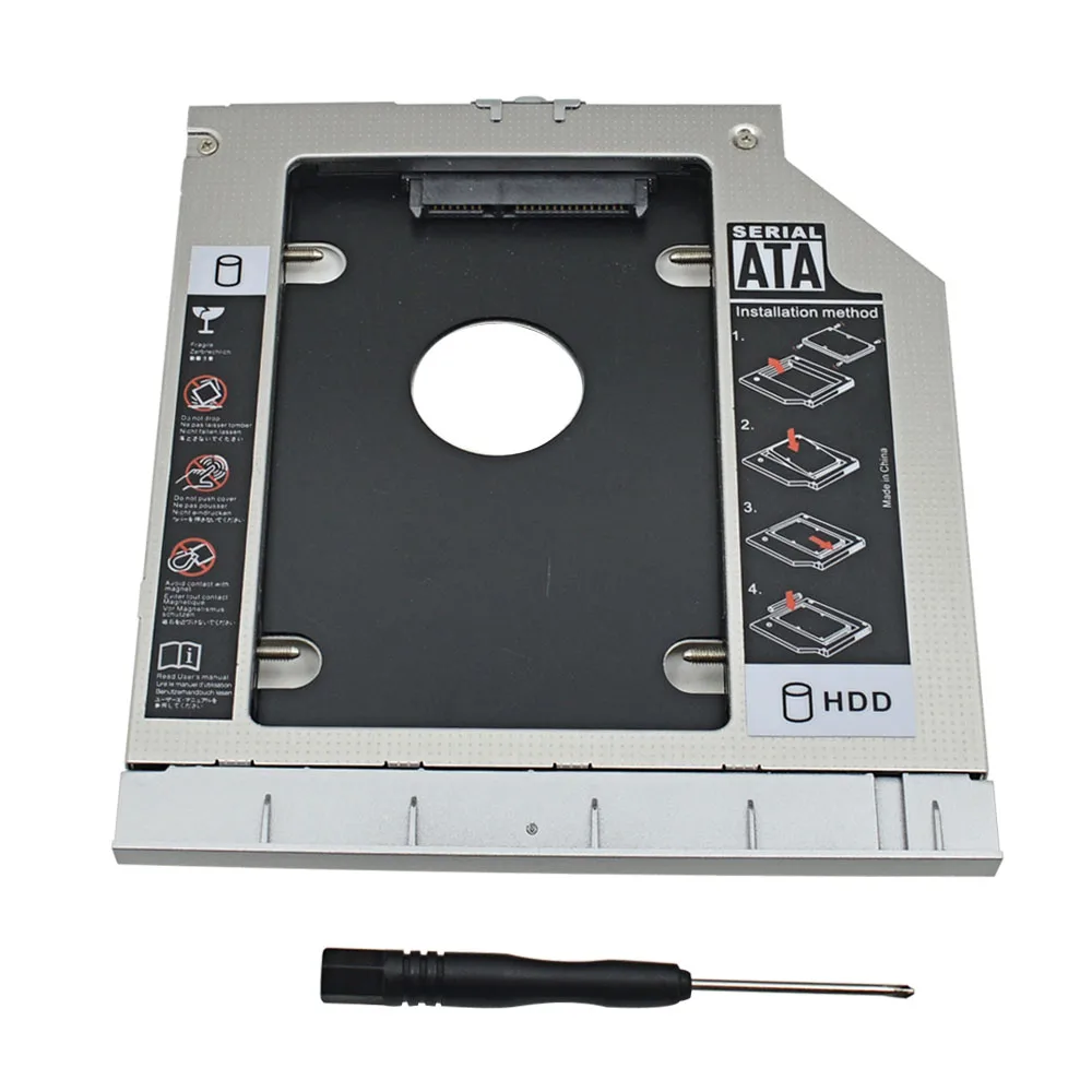 TISHRIC для hp ProBook 445 450 G0 G1 G2 HDD Caddy 2,5 HD Жесткий диск SATA 9,5 мм CD-ROM внешний корпус адаптер Optibay