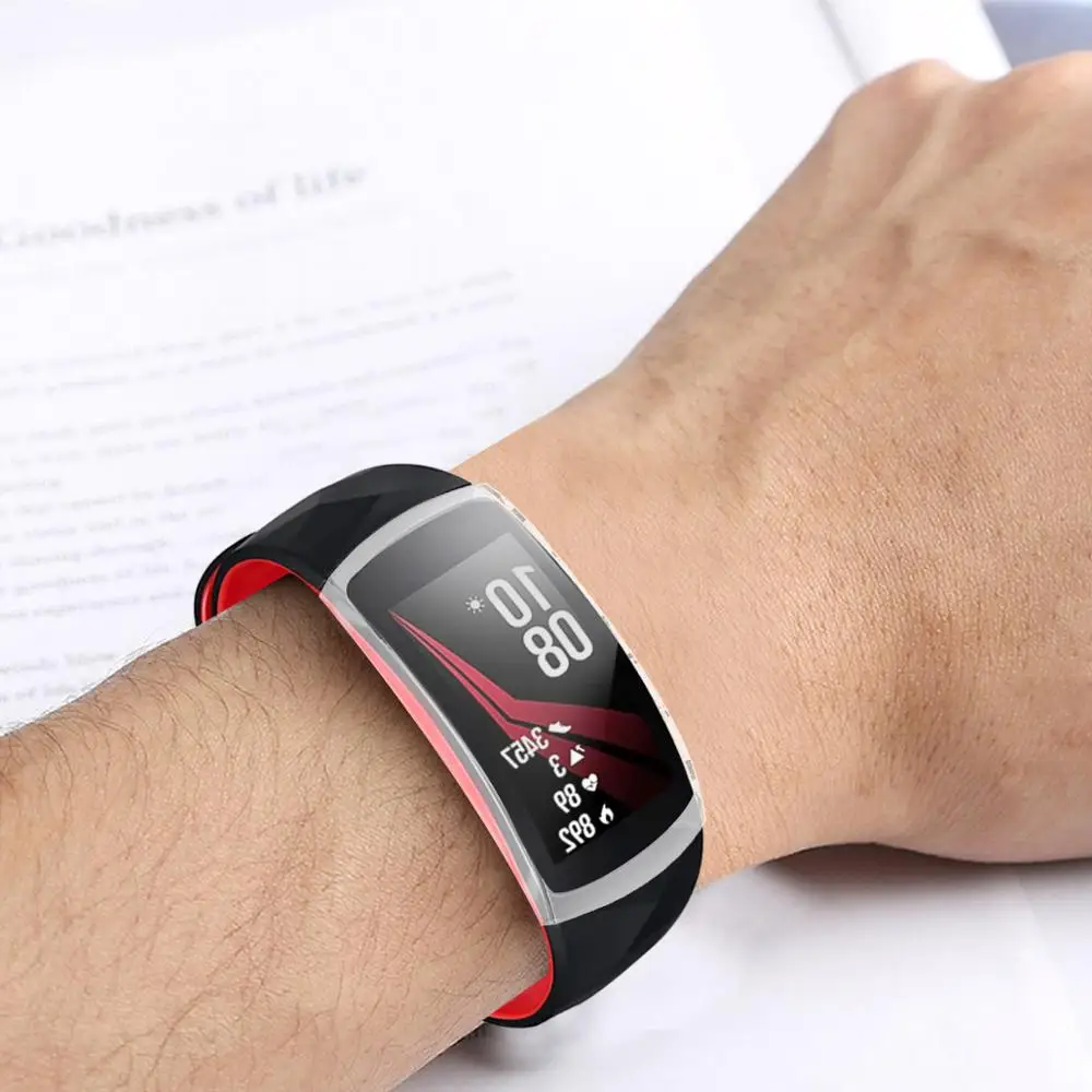 Мягкий прозрачный чехол для защиты экрана Samsung Gear Fit 2 Pro SM R360/R365 полная защита