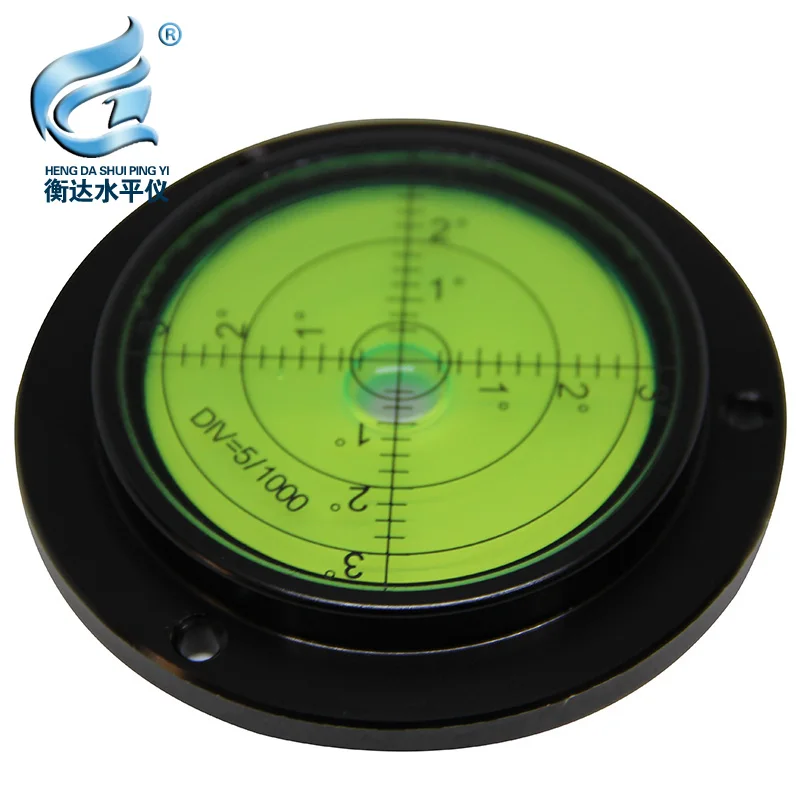 

Round Spirit Levels Crane horizontal bubble Level Measuring Instrument Size 80*62*13mm 1 order