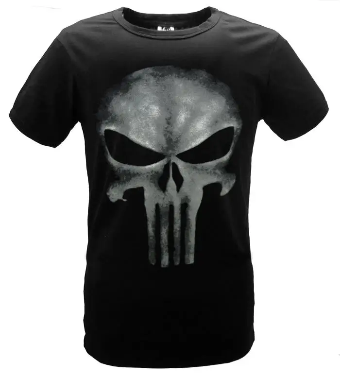 Каратель ноги не потеют с логотипом Skull Для мужчин взрослая футболка Marvel Comics Seal team