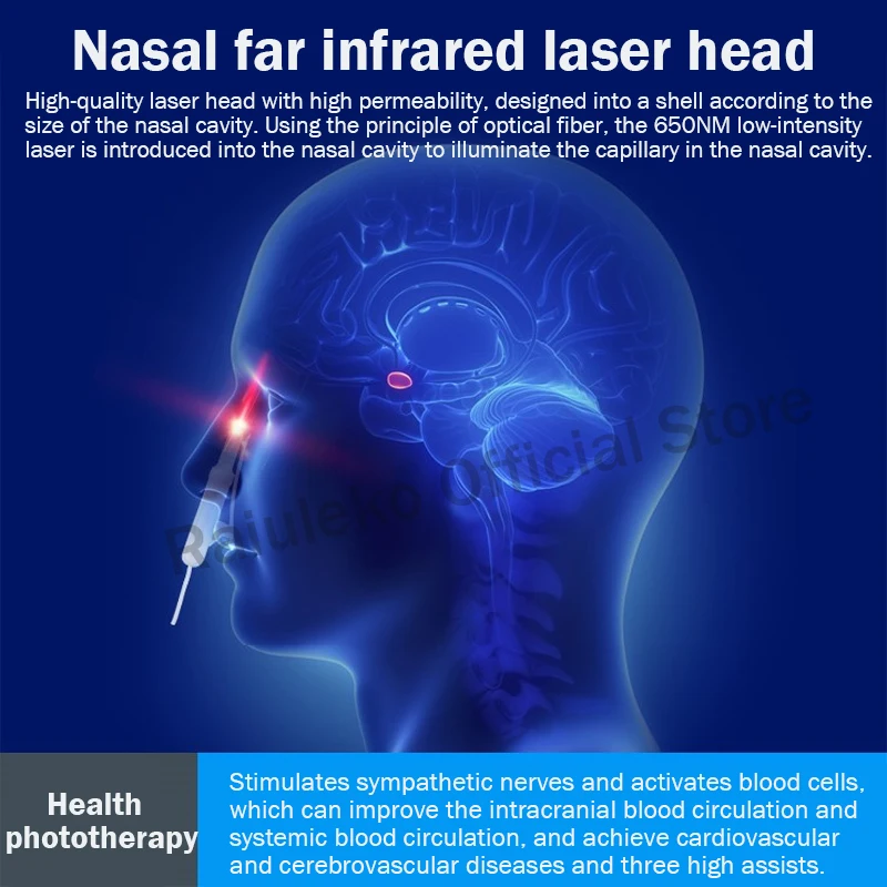 Лазерный терапевтический инструмент, полупроводниковый лазерный прибор для крови, физиотерапия бессонницы, снижение уровня сахара в крови, лечение ринита
