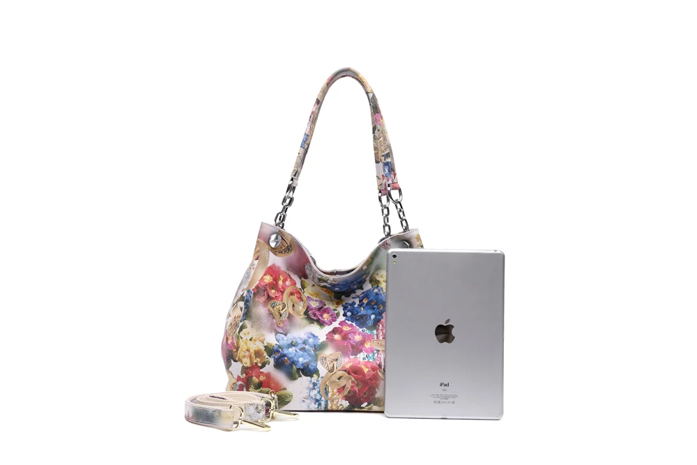 de ombro feminina moda floral bolsa