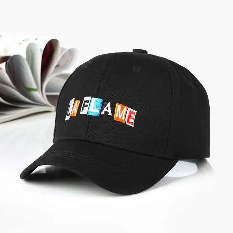 LA FLAME шляпа с вышивкой черный Трэвиса скоттса птицы в ловушке поют mcknight малыш папа