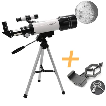 F40070M HD Astronomical Telescope with Tripod Monocular Moon Bird Watching Kids Gift Match Phone Adapter eyebre monocular professional space astronomical telescope 12 36x50 bak4 outdoor travel bird watching spotting scope with tripod