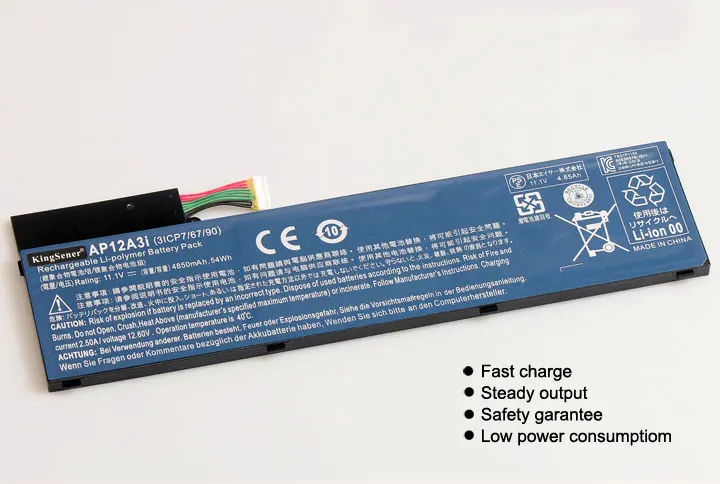 Billig 11,1 V 4850 mAh KingSener Neue Batterie AP12A3i Für Acer Iconia W700 Aspire Timeline Ultra U M3 581TG M5 481TG AP12A3i AP12A4i 54WH
