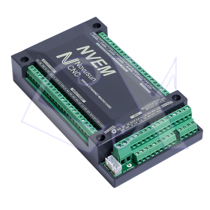 Бесплатная доставка NVEM V2.1 6 осевой контроллер с ЧПУ 200 кГц Ethernet MACH3 карта