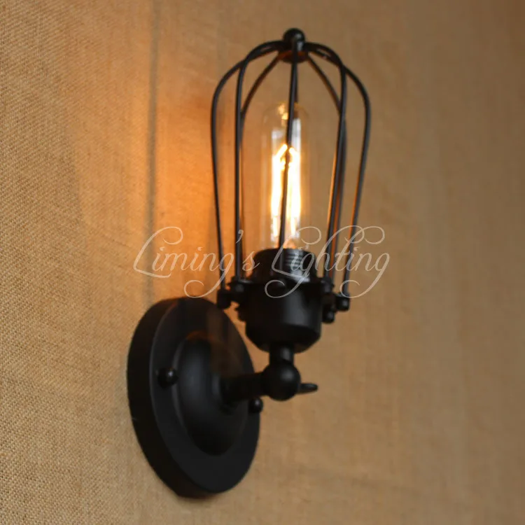 Ретро промышленный португальский клетчатый мини винтажный Лофт Регулируемый античный металлический настенный светильник, настенный светильник, светильник для дома