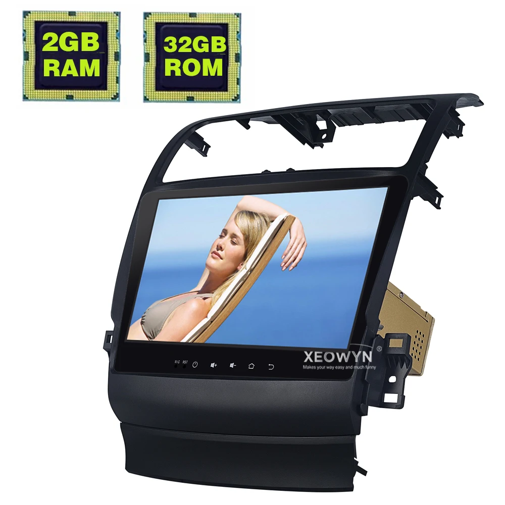 Perfect 10.1inch Android 6.0 Car Radio Stereo For Acura TSX 2004-2008 GPS Navigation Support Steering Wheel control full touch 1024*600 0