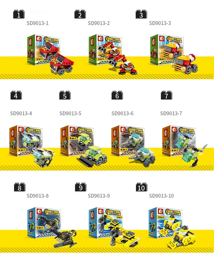 

Senbao puzzle children building blocks toy legoing DIY science and education creative small particles