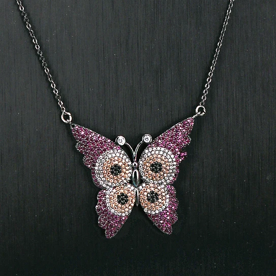 

3pcs/lot Luck Jewel Pendant Crystal CZ Electroplating Khamsah DIY Necklace Jewelry Accessories New Findings Components Charms