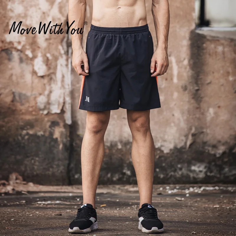 Move With You 2016 Quality Black Polyester Sports Breathable Men Brands