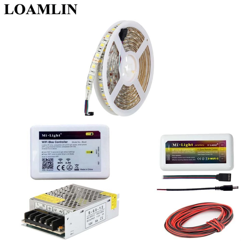 Светодиодная лента 5050SMD с цветовой температурой (CCT) светильник 2 4G Mi Wifi Ibox2