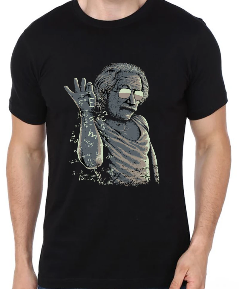 

Short Sleeve Albert Einstein Salt Bae Personality short sleeve T-shirt