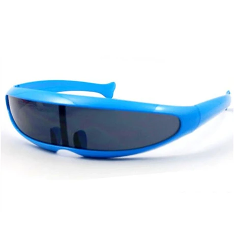 MOSILIN Инопланетные животные стиль рыбы форма дети солнцезащитные очки супер крутая дети очки красочная Рамка для девочек и мальчиков - Цвет линз: Синий