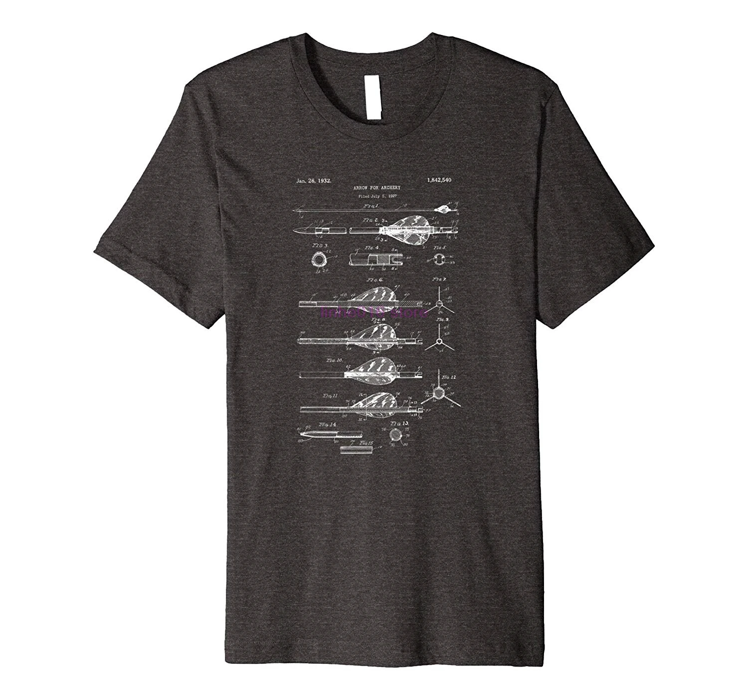 

brand men shirt Archery Arrows Vintage Design T Shirt Compound Bow Tee