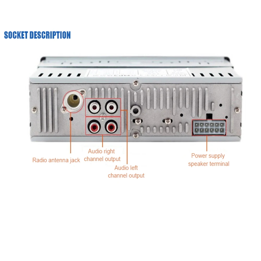 Bluetooth V2.0 JSD-520, Стерео Авторадио, автомобильное радио 12 В в тире, 1 Din, FM, Aux вход, приемник, SD, USB, MP3, MMC, WMA, автомобильный аудиоплеер