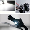 Phares antibrouillard led pour motos, phare auxiliaire, feu de route, 2 pièces, 12 v, lampe à led ► Photo 3/6