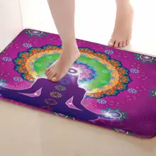 Коврик для ванной комнаты в стиле девушки, смешной Противоскользящий коврик для ванной, аксессуары для душевой занавески, соответствующие вашей душевой занавеске