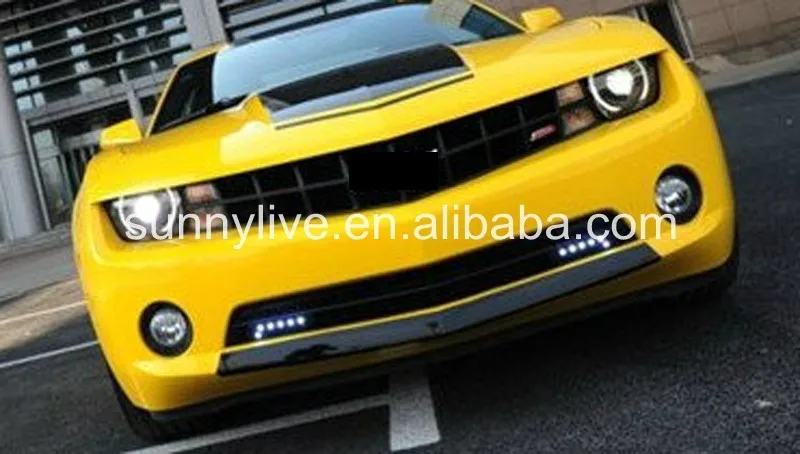 Для CHEVROLET Camaro 2009- год светодиодный головной фонарь черный корпус