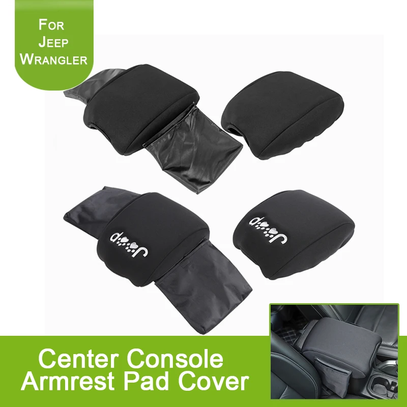 for 2018 Jeep Wrangler JL Center Console Armrest Cushion Cover Pad Soft