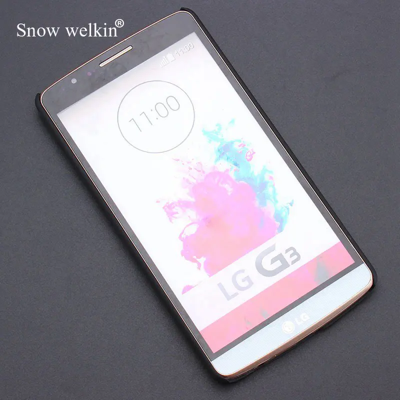 Снежный Welkin для LG G3 Многоцветный Роскошный прорезиненный матовый пластиковый