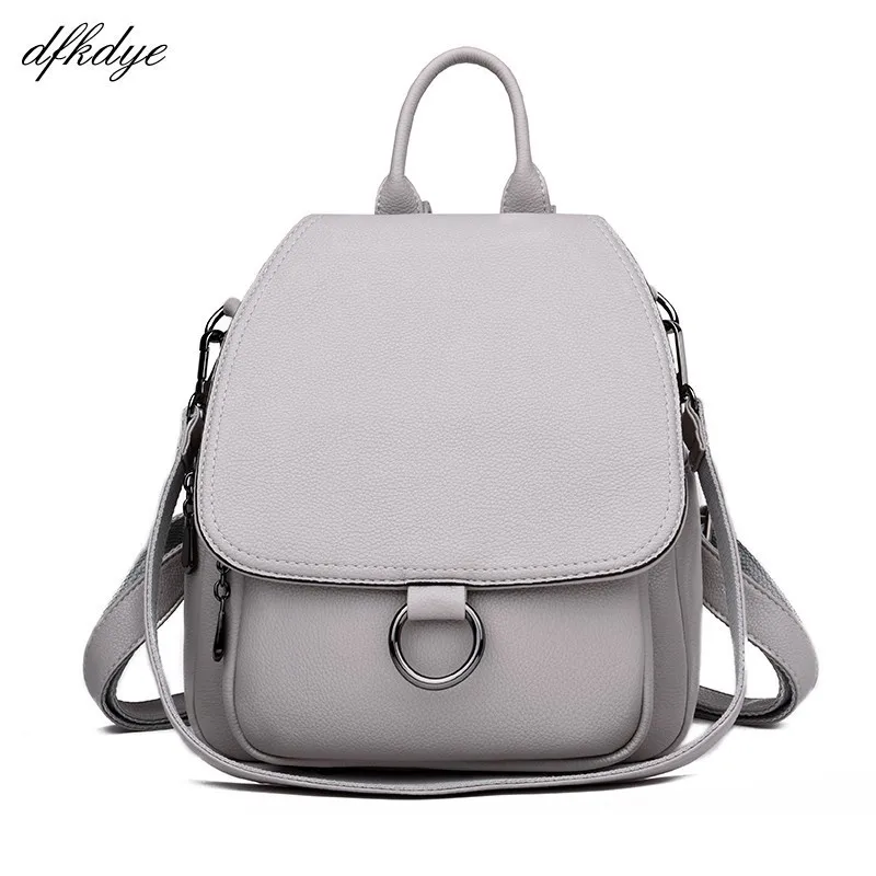 

Folding Backpack School Backpack Designer Lock Solid Pu Zipper Pink Casual School Backpacks For Teenagers Sac A Dos Purse Plecak