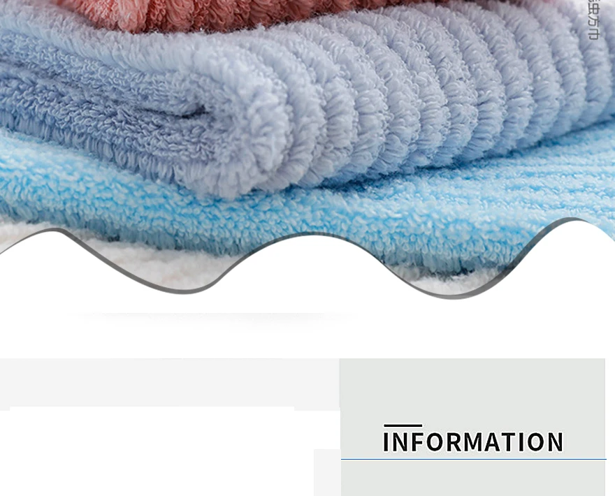 QCZX 4pcs Cotton Stripe Square Towel 34*34 Combed Cotton Small Towel Water Absorption And Quick Drying Solid Color Towel D40