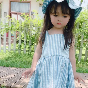 

Baby Sundress With Hat 2Pcs/Set Summer Baby Boys Short Sleeve Tops T-shirt+Shorts Casual Sets/Summer Baby Girls Sleeveless Dress
