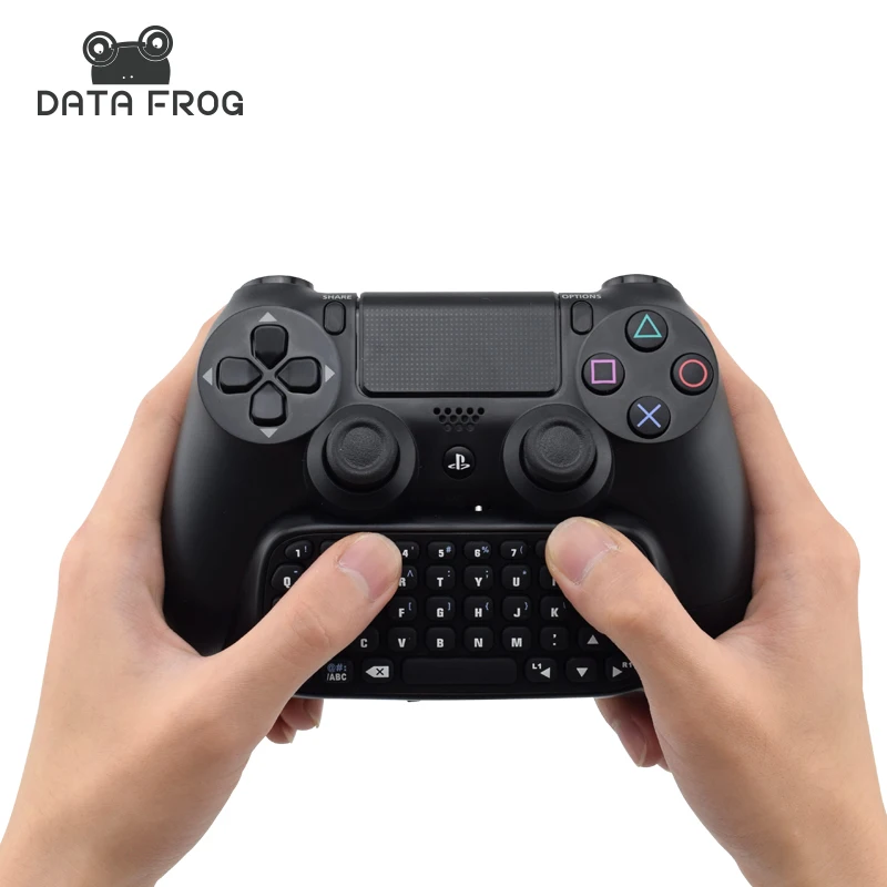 

Data Frog Portable Mini Bluetooth Keyboard For Sony Playstation 4 Controller Wireless Gaming Accessories Message Keyboards
